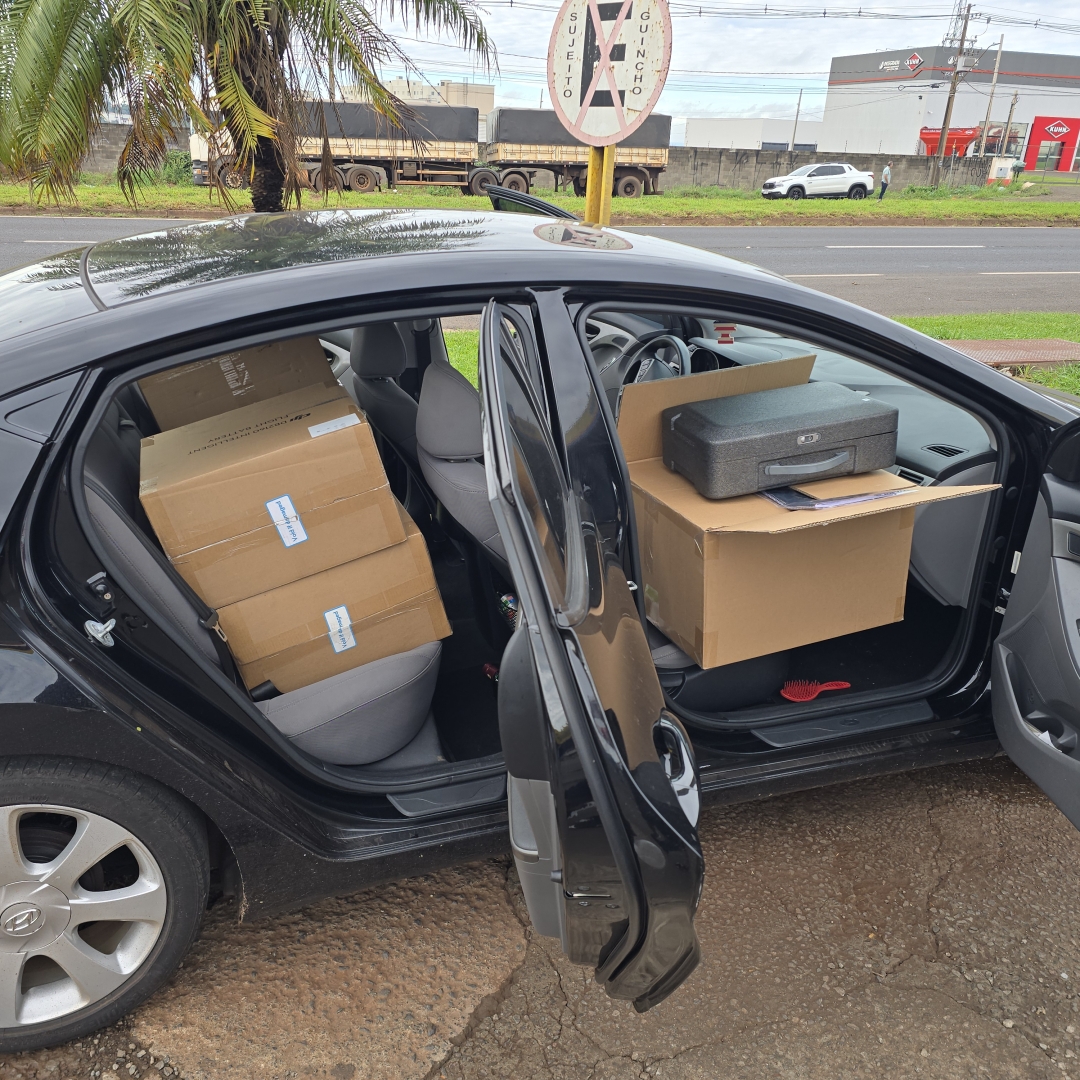 Operação policial apreende drone agrícola de R$ 200 mil e detém quatro homens em Maringá