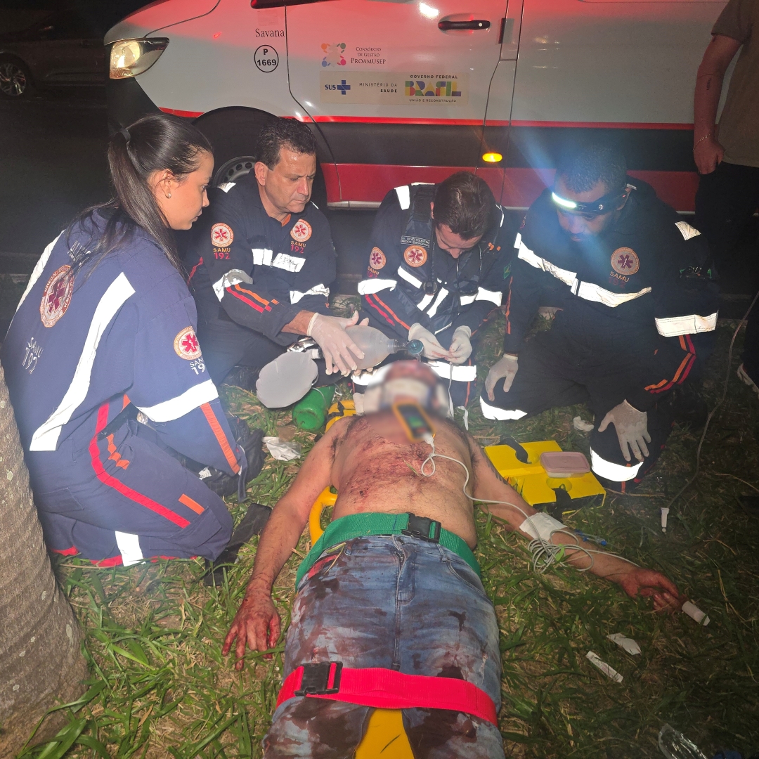 Homem é brutalmente espancado na Avenida São Paulo e fica em estado crítico em Maringá
