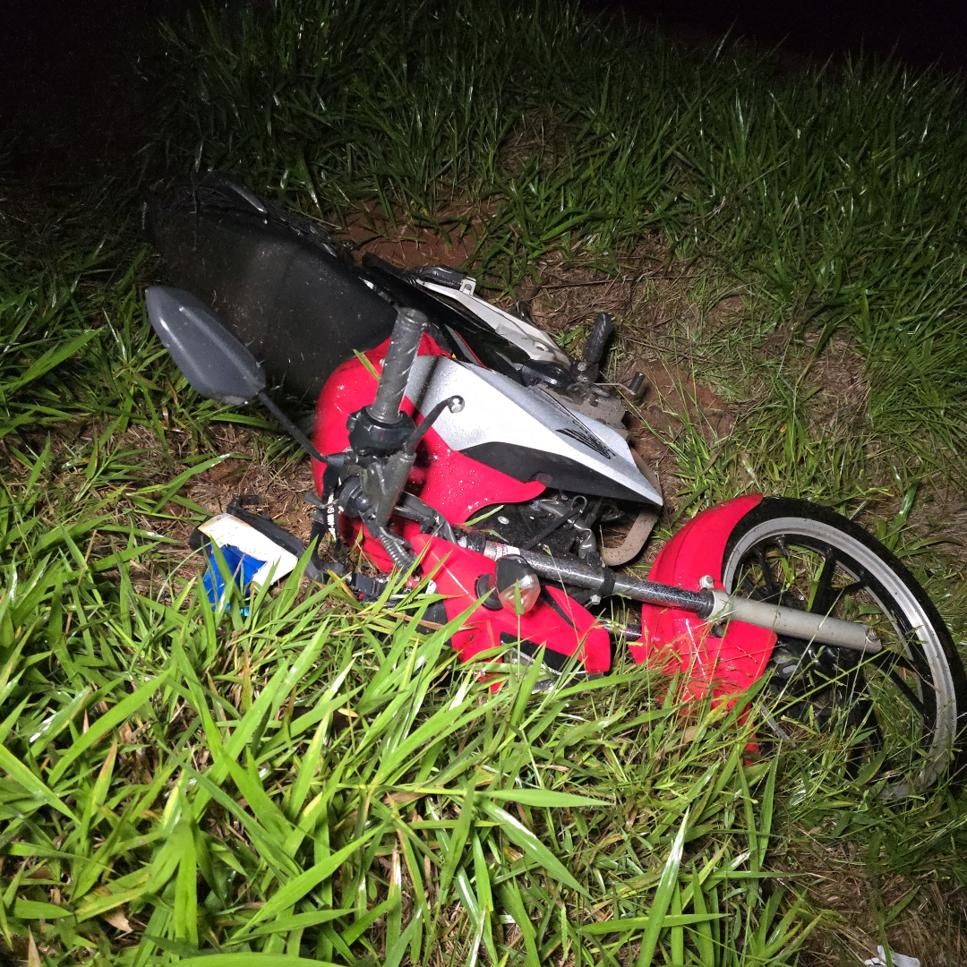 Motociclista fica gravemente ferido após colisão violenta na PR-317, em Maringá
