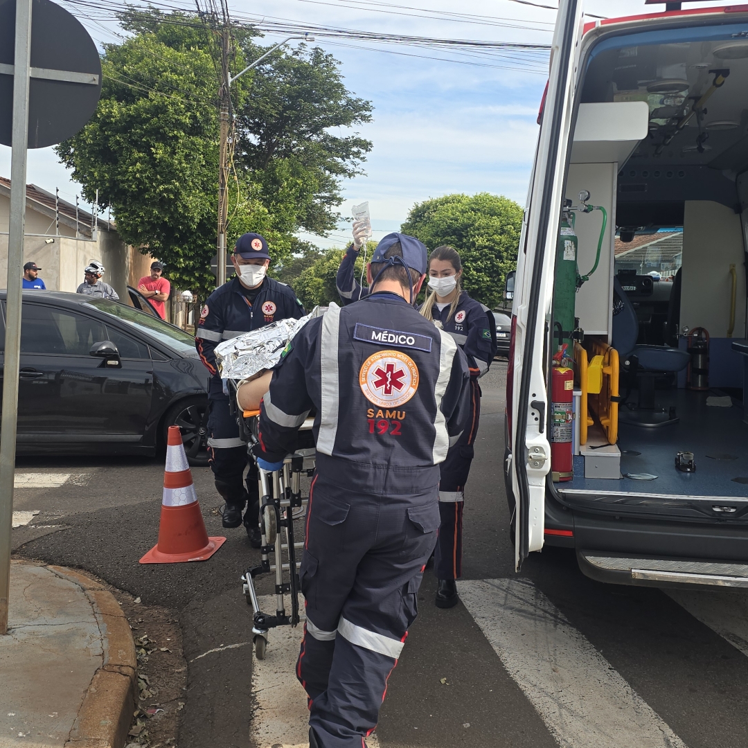 Motociclista fica em estado gravíssimo após colisão no Conjunto Cidade Alta