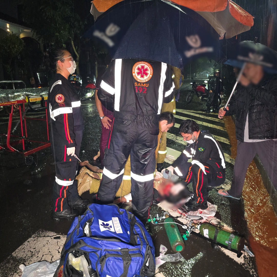 Noite de tensão em Maringá: motoboy morre, motorista foge e caso termina com disparos de arma
