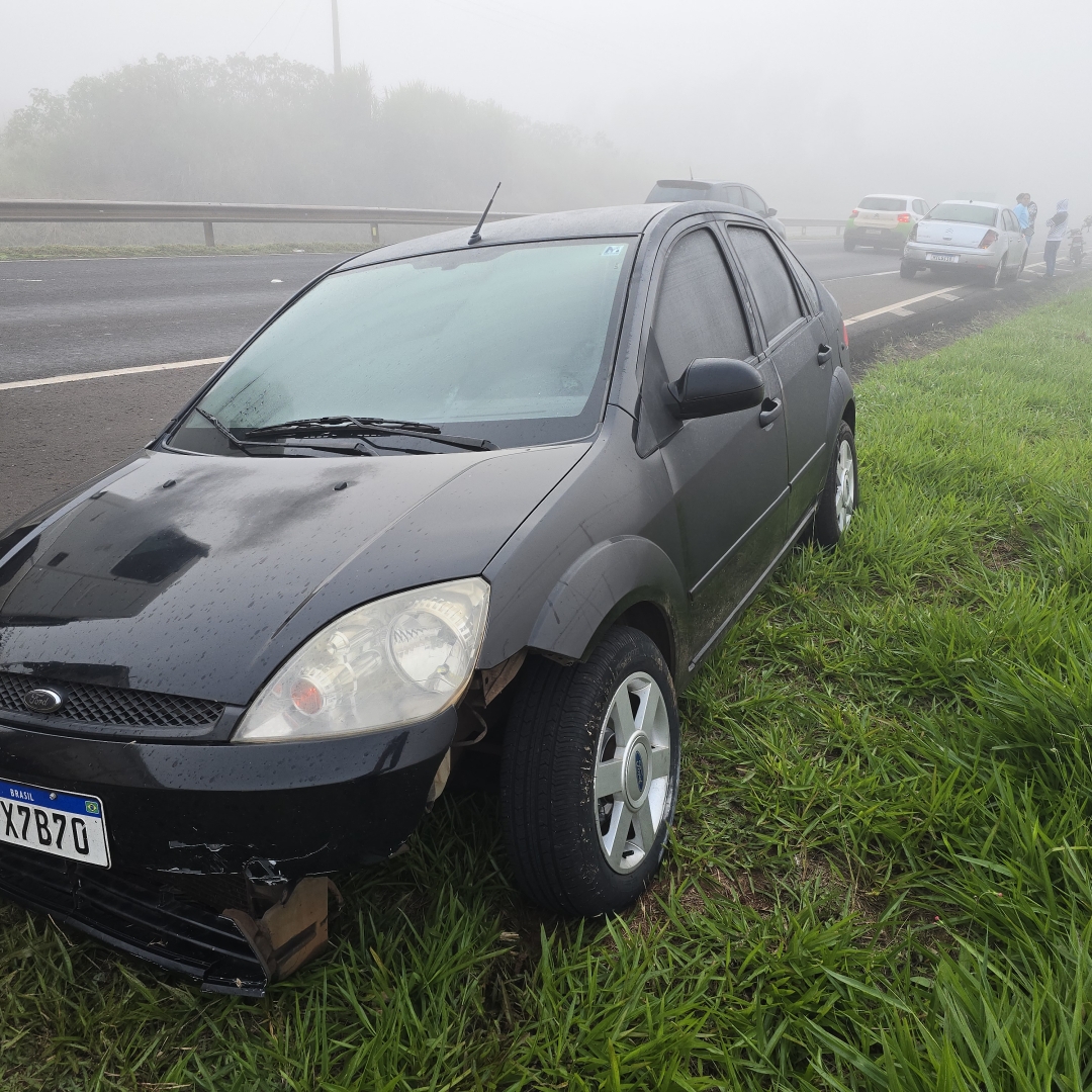 Motociclista de 62 anos morre em grave acidente envolvendo três veículos na BR-376, em Maringá