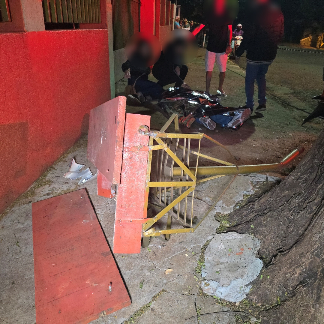 Homem que amputou a perna em acidente em 2024 morre após bater moto contra lixeira em Paiçandu