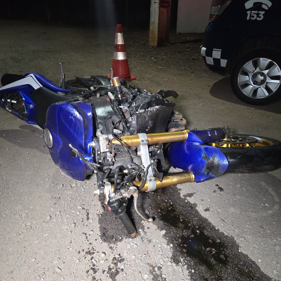 Motociclista morre após perder controle de Yamaha R1 na PR-317, em Maringá