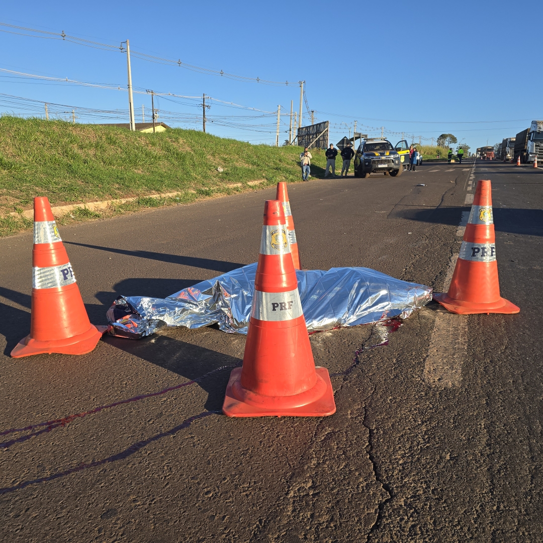 Tragédia na BR-376: funcionário da Coroaves perde a vida ao atravessar pista