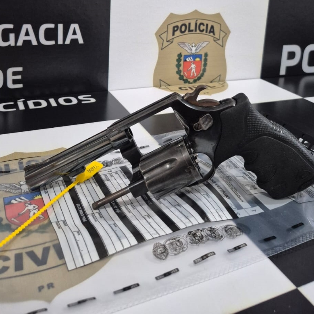 DHPP apreende arma e prende suspeito de execução ocorrida no Jardim Alvorada 3