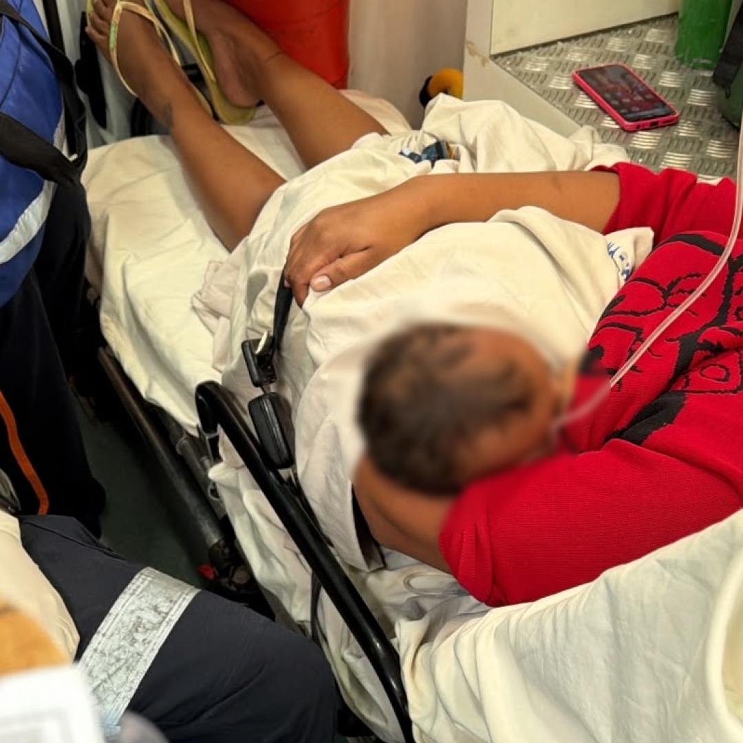 Bebê de 9 meses sofre queimaduras graves durante banho em CMEI de Sarandi