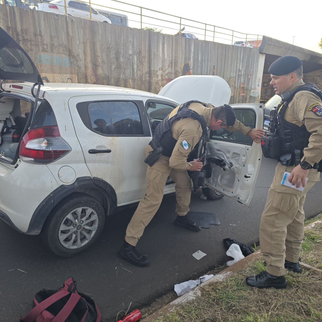 Resposta rápida: PM fecha cerco e captura suspeitos de homicídio no Centro de Maringá