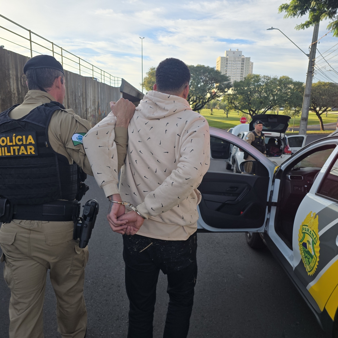 Resposta rápida: PM fecha cerco e captura suspeitos de homicídio no Centro de Maringá