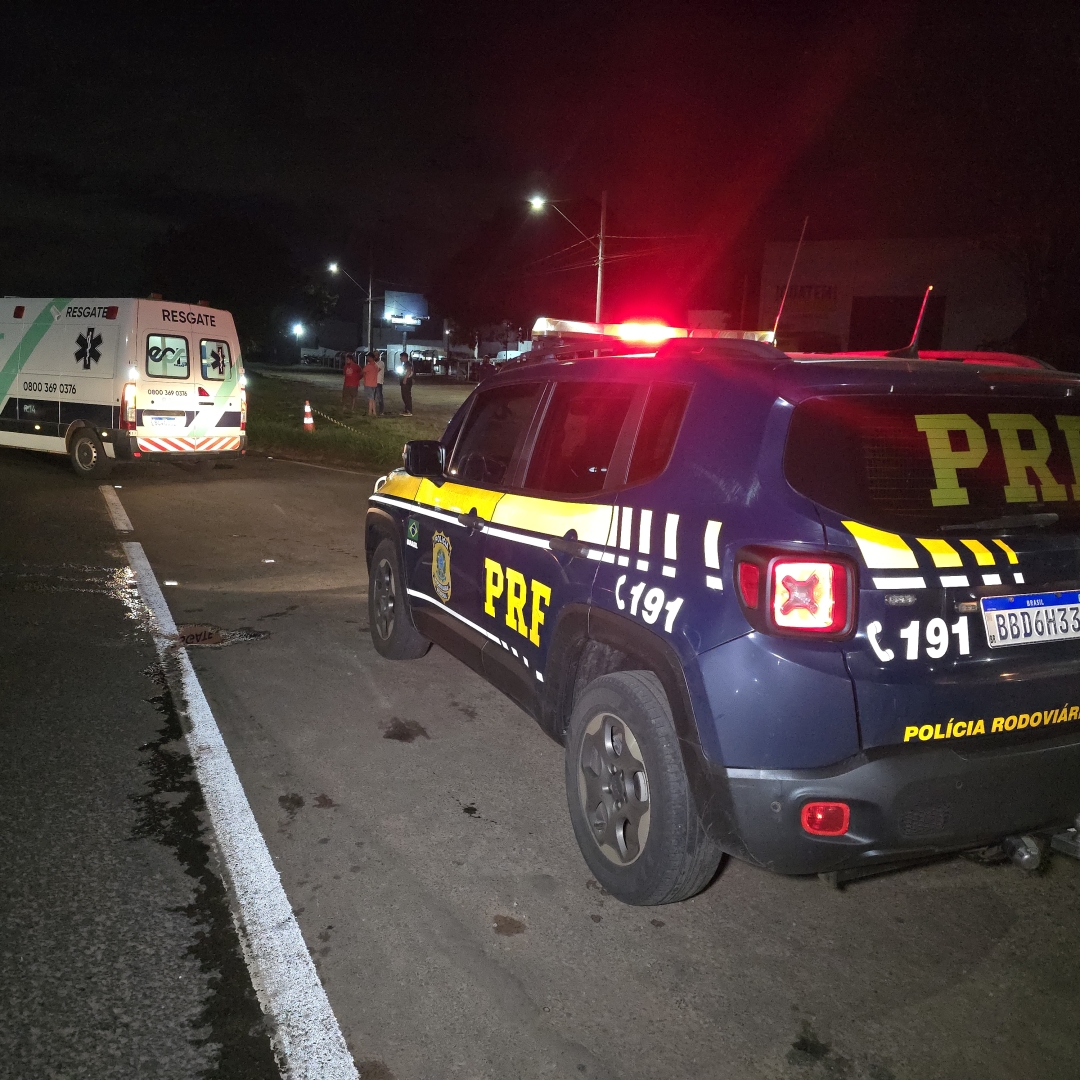 Morador de Iguatemi morre atropelado na BR-376; motorista foge após passar sobre o corpo