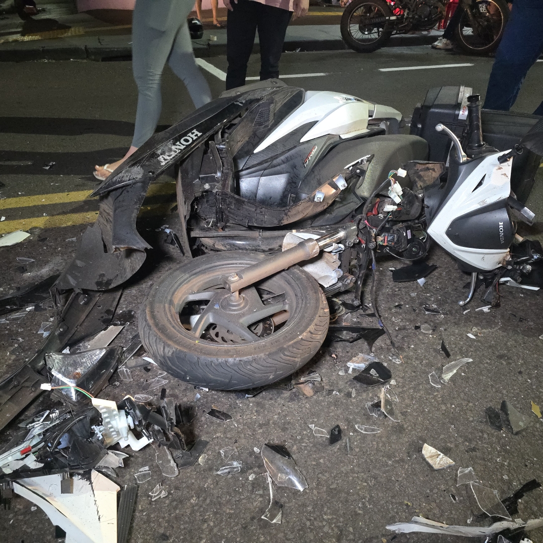 Acidente violento deixa motociclista ferido no Jardim Liberdade; vítima apresentava sinais de embriaguez