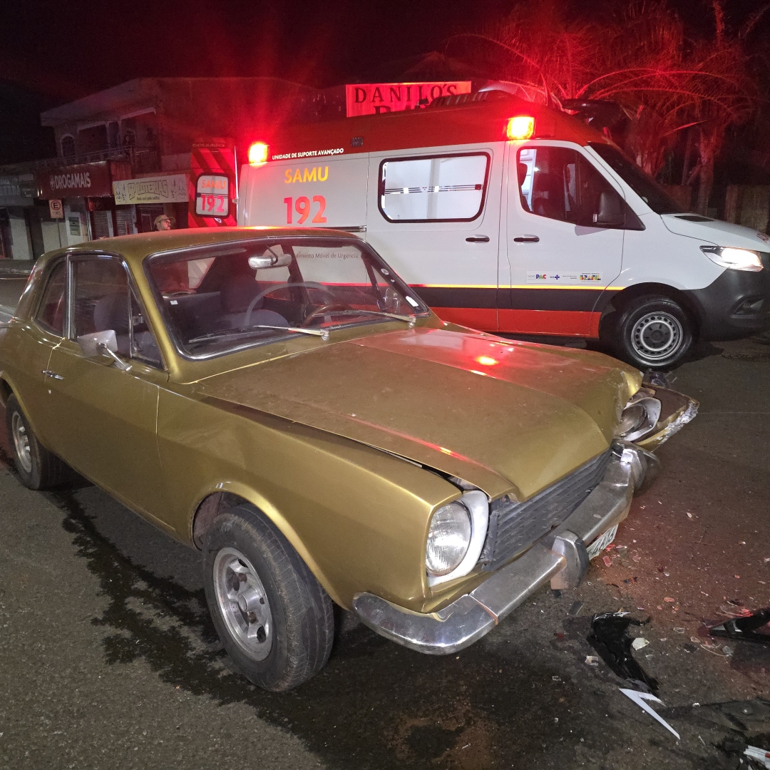 Acidente violento deixa motociclista ferido no Jardim Liberdade; vítima apresentava sinais de embriaguez