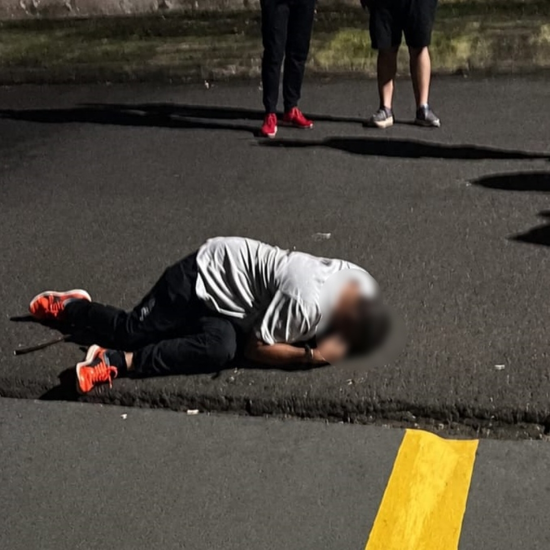 Homem é executado a tiros em Maringá; crime foi registrado por câmera de segurança