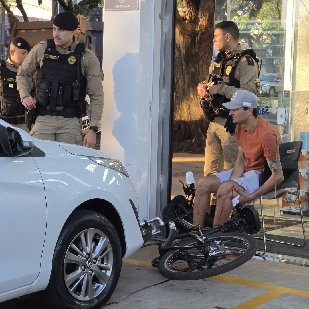 Ciclista é ferido por tiro na Vila Operária em Maringá