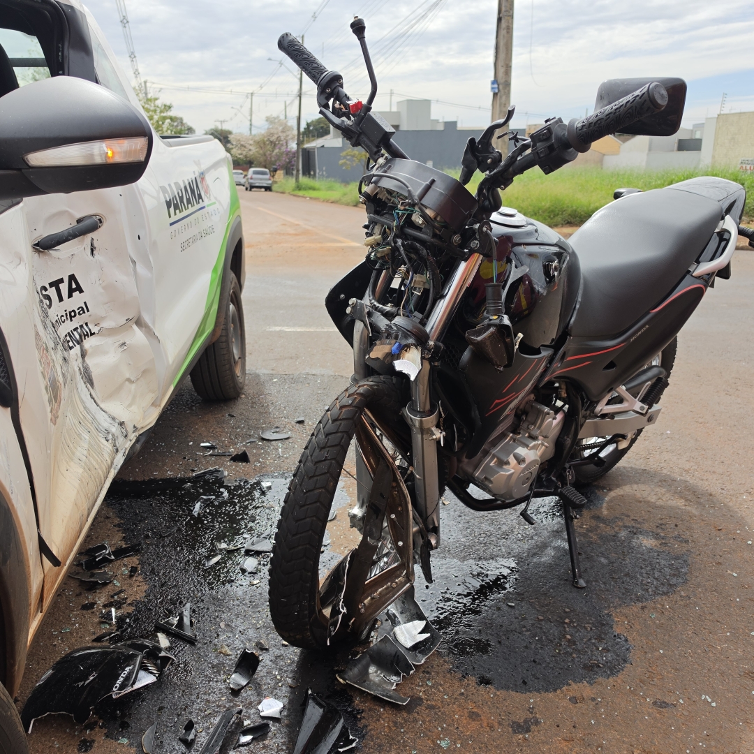 Colisão violenta entre Falcon e veículo da Prefeitura de Floresta termina com dois feridos