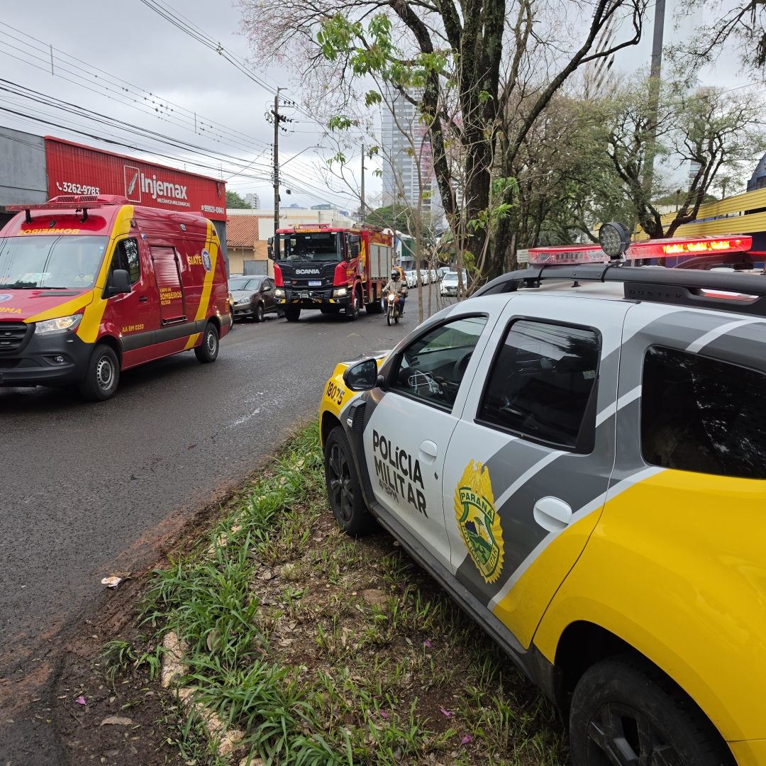 Suspeito de invadir barracão para furtar fios passa mal e mobiliza equipes de socorro em Maringá