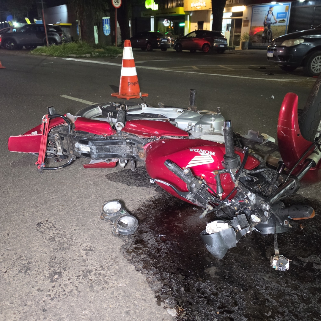 Motociclista de 21 anos é identificado após grave acidente na Avenida Mauá