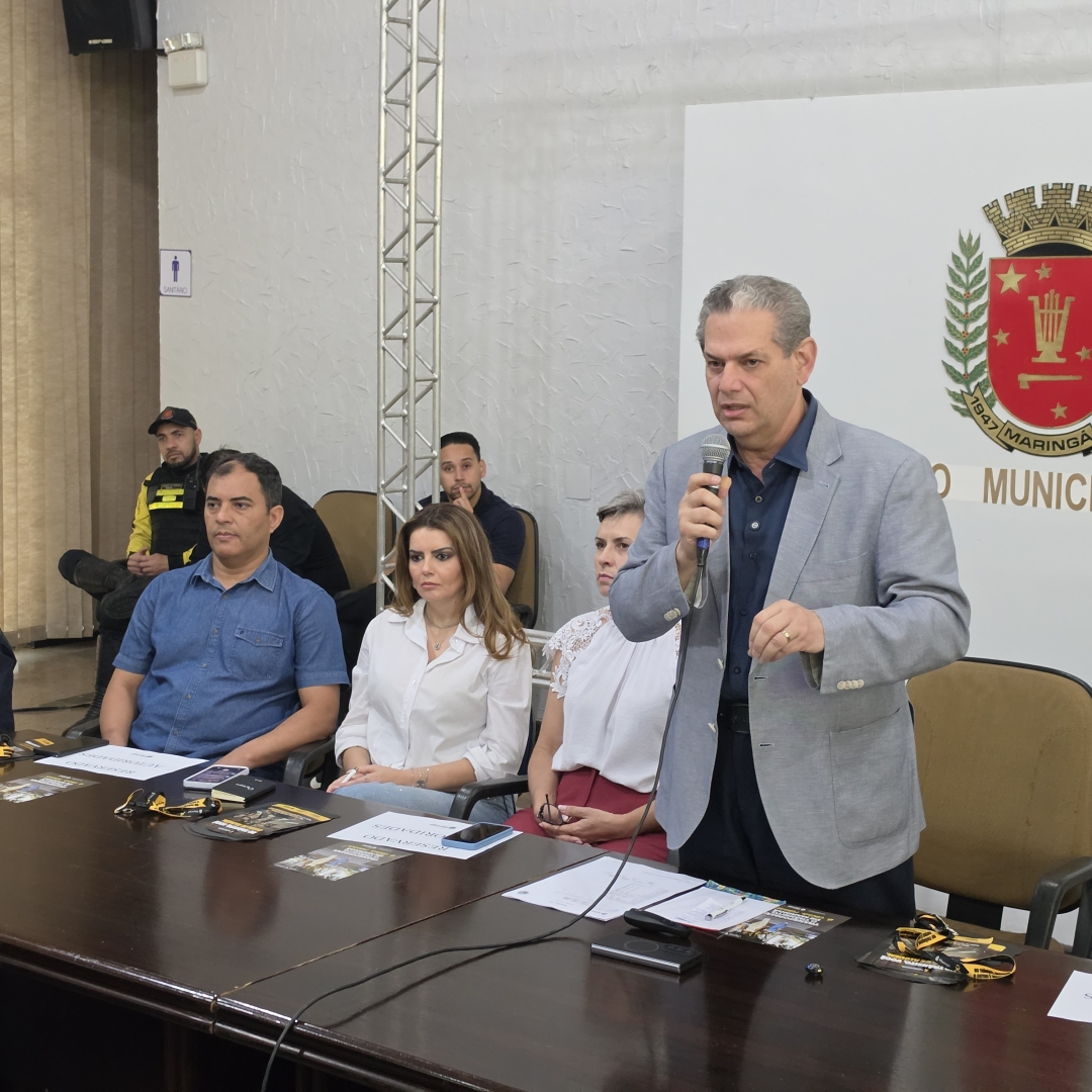 Prefeitura lança ‘Maringá Pela Vida’ e anuncia reforço na fiscalização para reduzir mortes no trânsito