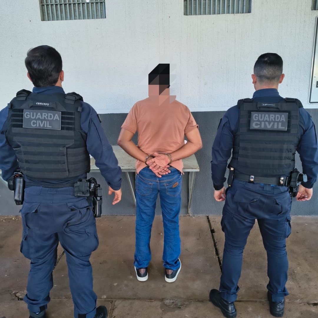 Homem é detido pela GCM suspeito de agredir e ameaçar de morte a esposa em Maringá