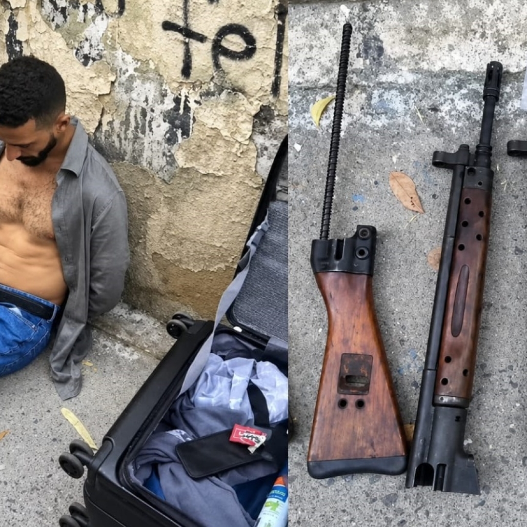 Polícia encontra dois fuzis dentro de mala em ônibus que partiu de Maringá