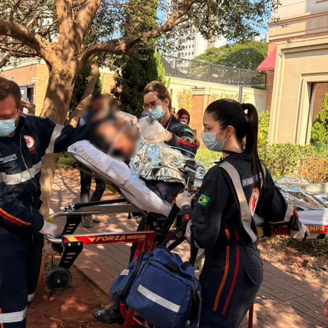 Explosão durante instalação de ar-condicionado deixa trabalhador em estado crítico em Maringá