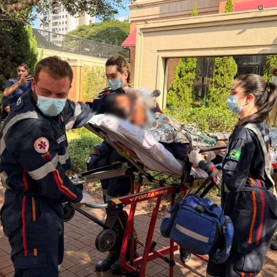 Explosão durante instalação de ar-condicionado deixa trabalhador em estado crítico em Maringá