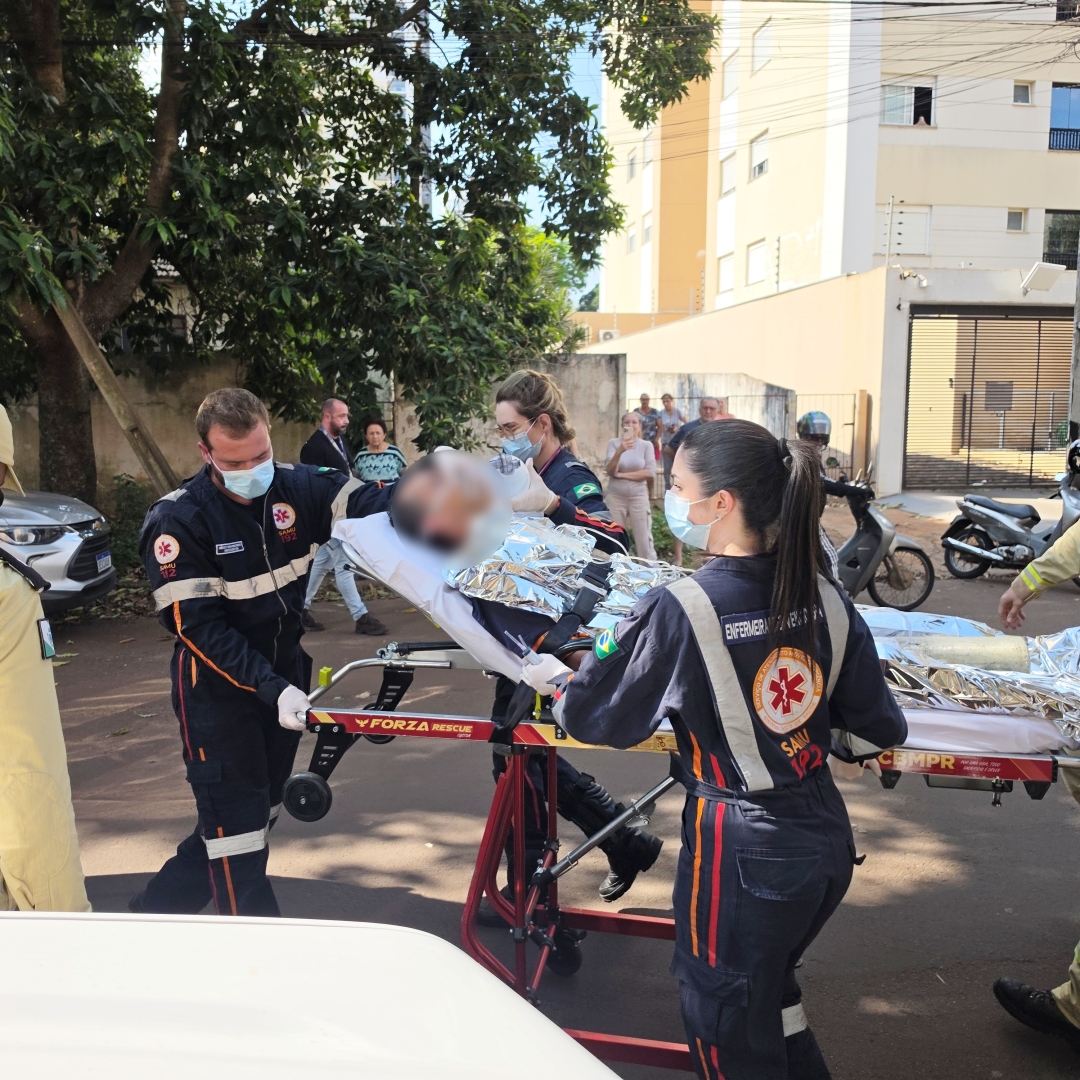 Explosão durante instalação de ar-condicionado deixa trabalhador em estado crítico em Maringá