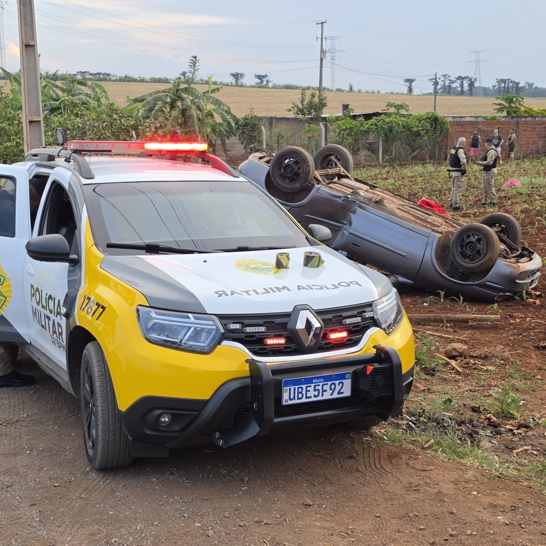 Passeio termina em tragédia: criança de 7 anos morre em capotamento na zona rural de Marialva