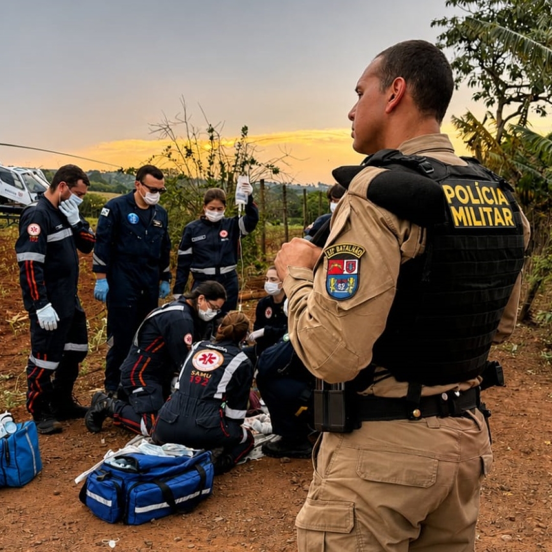 Passeio termina em tragédia: criança de 7 anos morre em capotamento na zona rural de Marialva