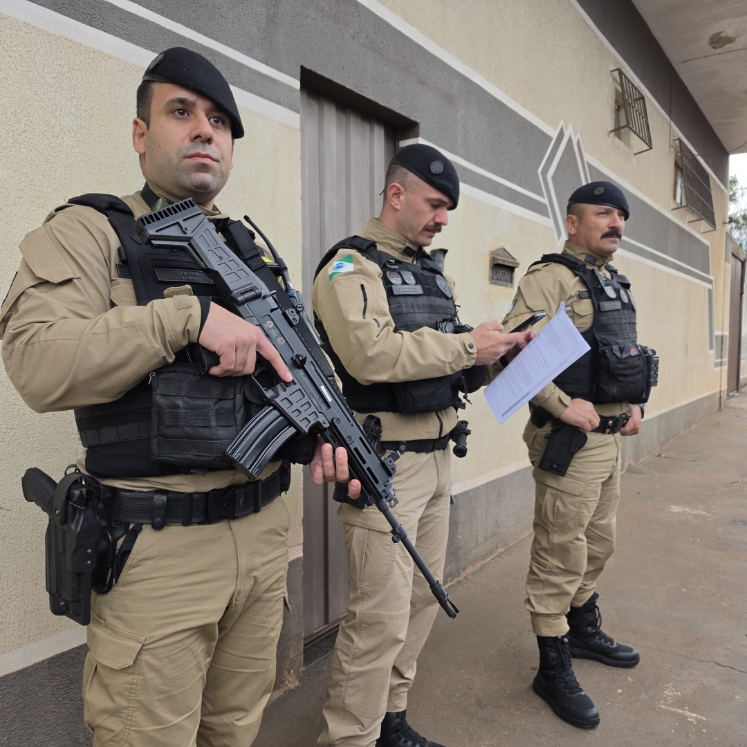 Operação contra homicídios e tráfico termina com suspeito morto em confronto com a Rotam em Paiçandu