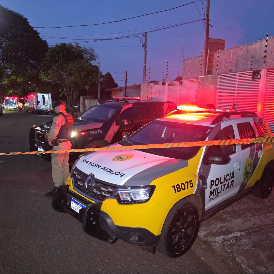 Suspeito saca pistola, atira contra PM e é baleado durante abordagem em Maringá