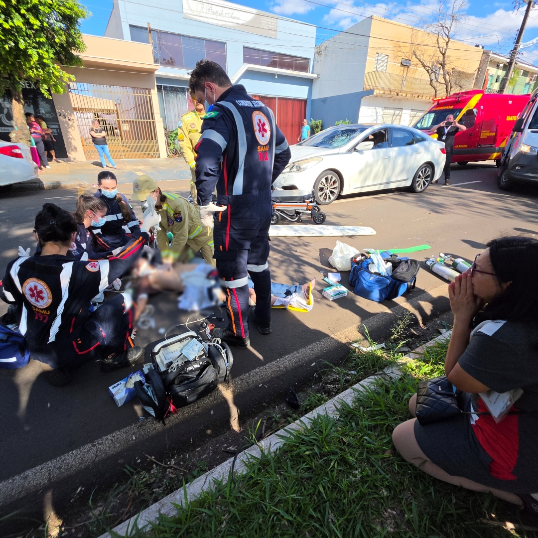Violenta colisão mata idoso de 88 anos na Avenida Pedro Taques, em Maringá