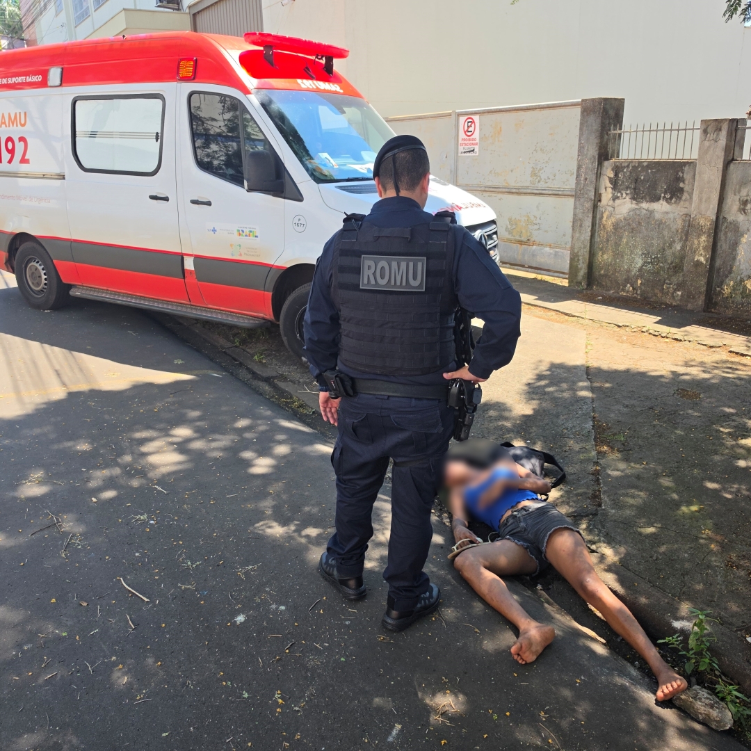 Intervenção da ROMU salva jovem que estava sendo enforcada em plena rua em Maringá