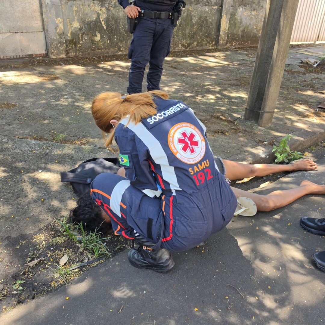 Intervenção da ROMU salva jovem que estava sendo enforcada em plena rua em Maringá