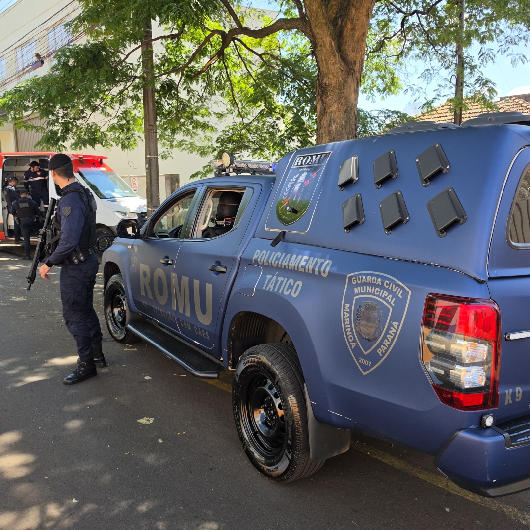 Intervenção da ROMU salva jovem que estava sendo enforcada em plena rua em Maringá