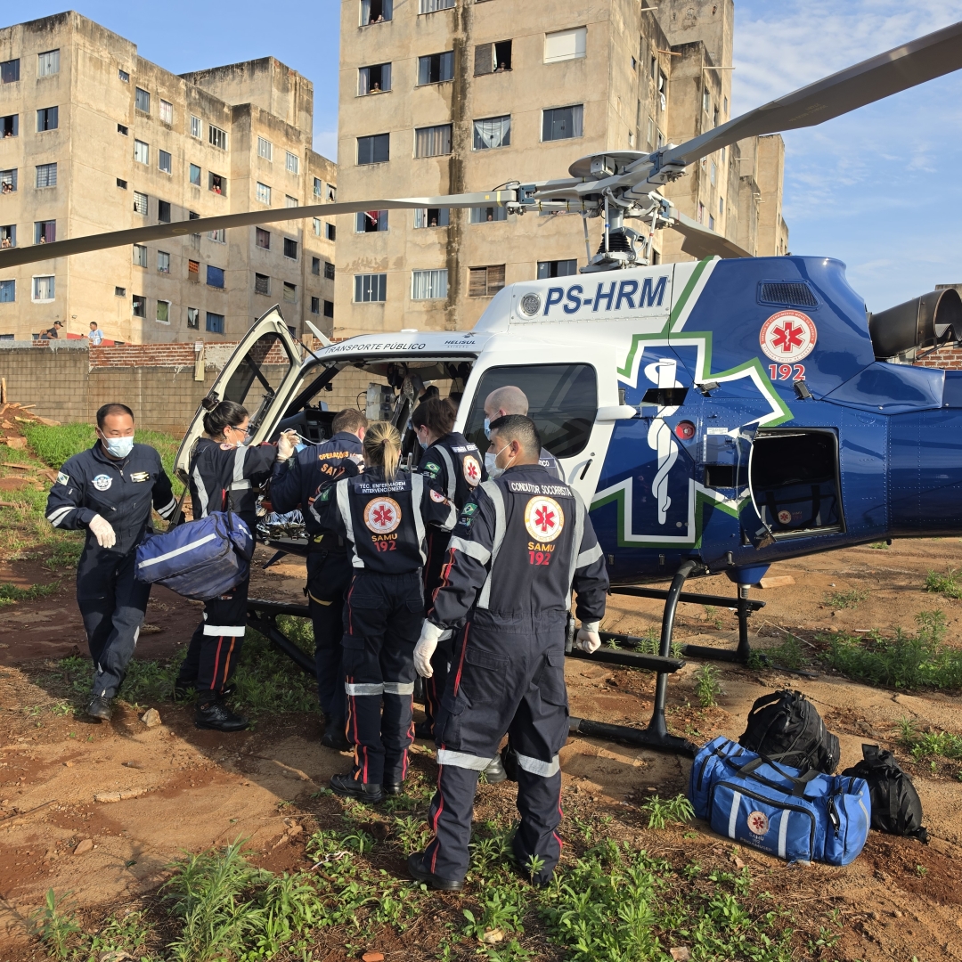Linha com cerol quase provoca tragédia em Paiçandu; criança precisa ser intubada e receber transfusão de sangue