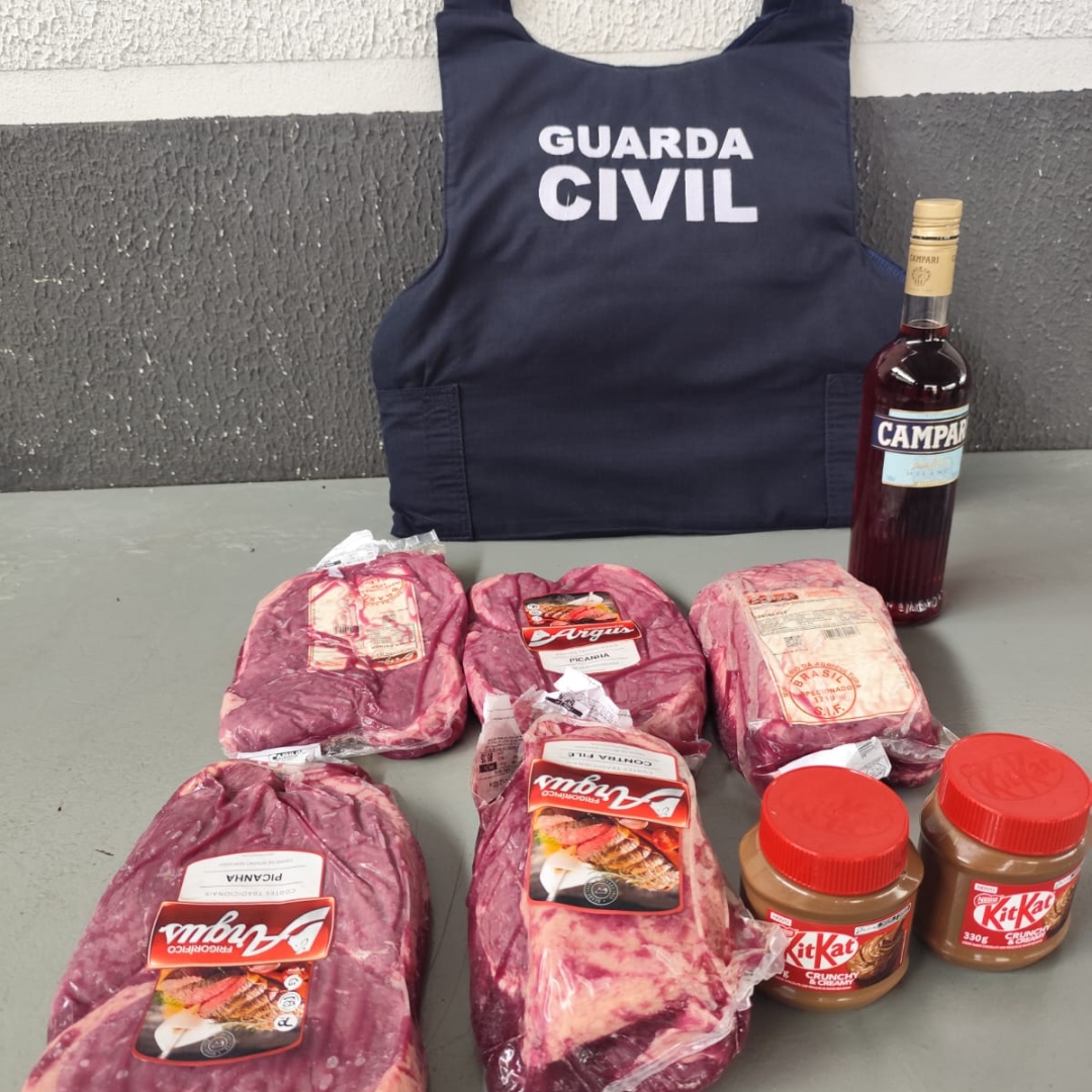 Picanhas, creme de avelã e Campari: homem é preso por furto em supermercado de Maringá