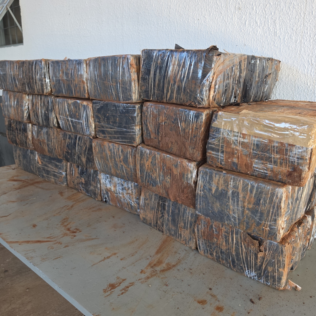 Mais de 20 fardos de maconha são apreendidos pela polícia na rodovia de Floresta