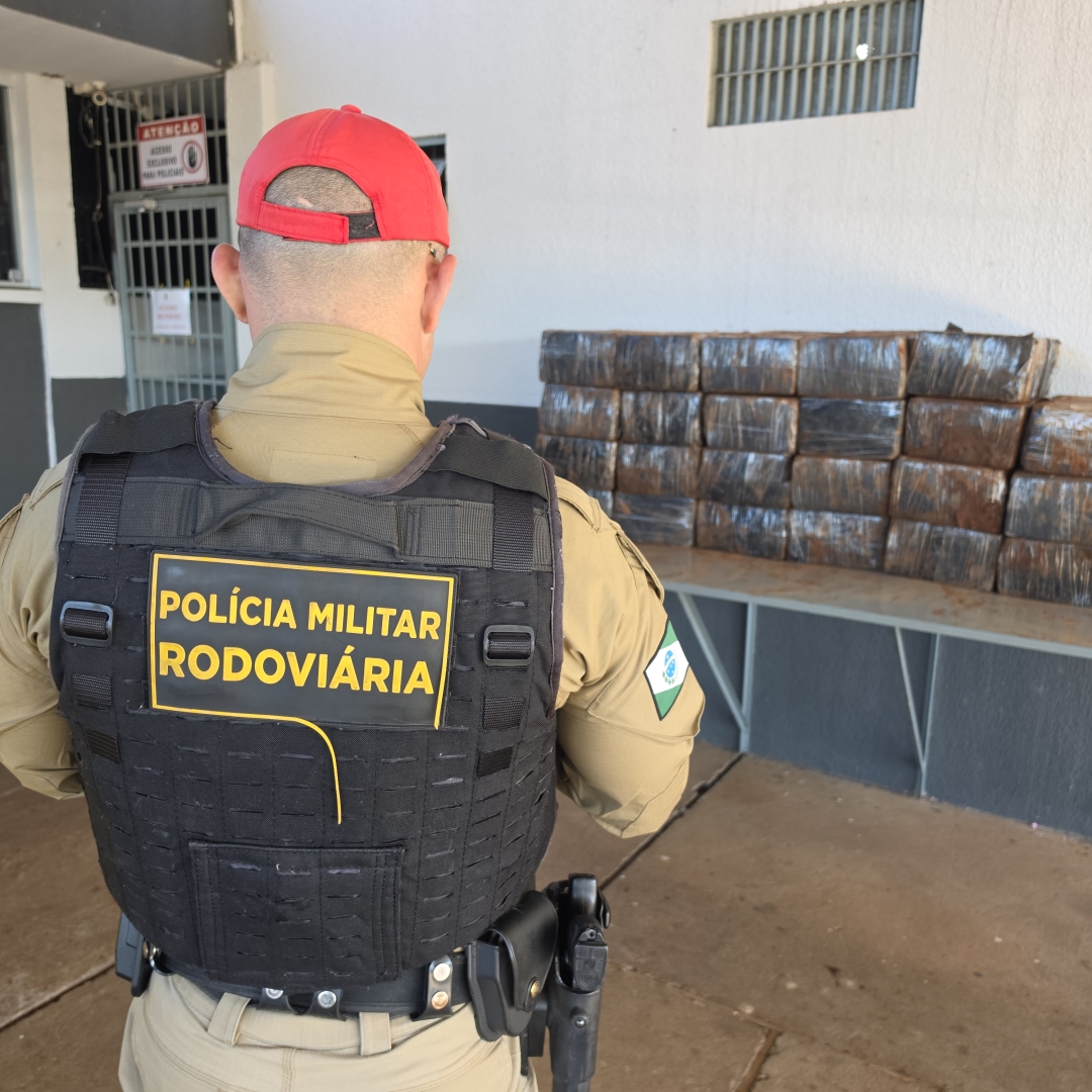 Mais de 20 fardos de maconha são apreendidos pela polícia na rodovia de Floresta