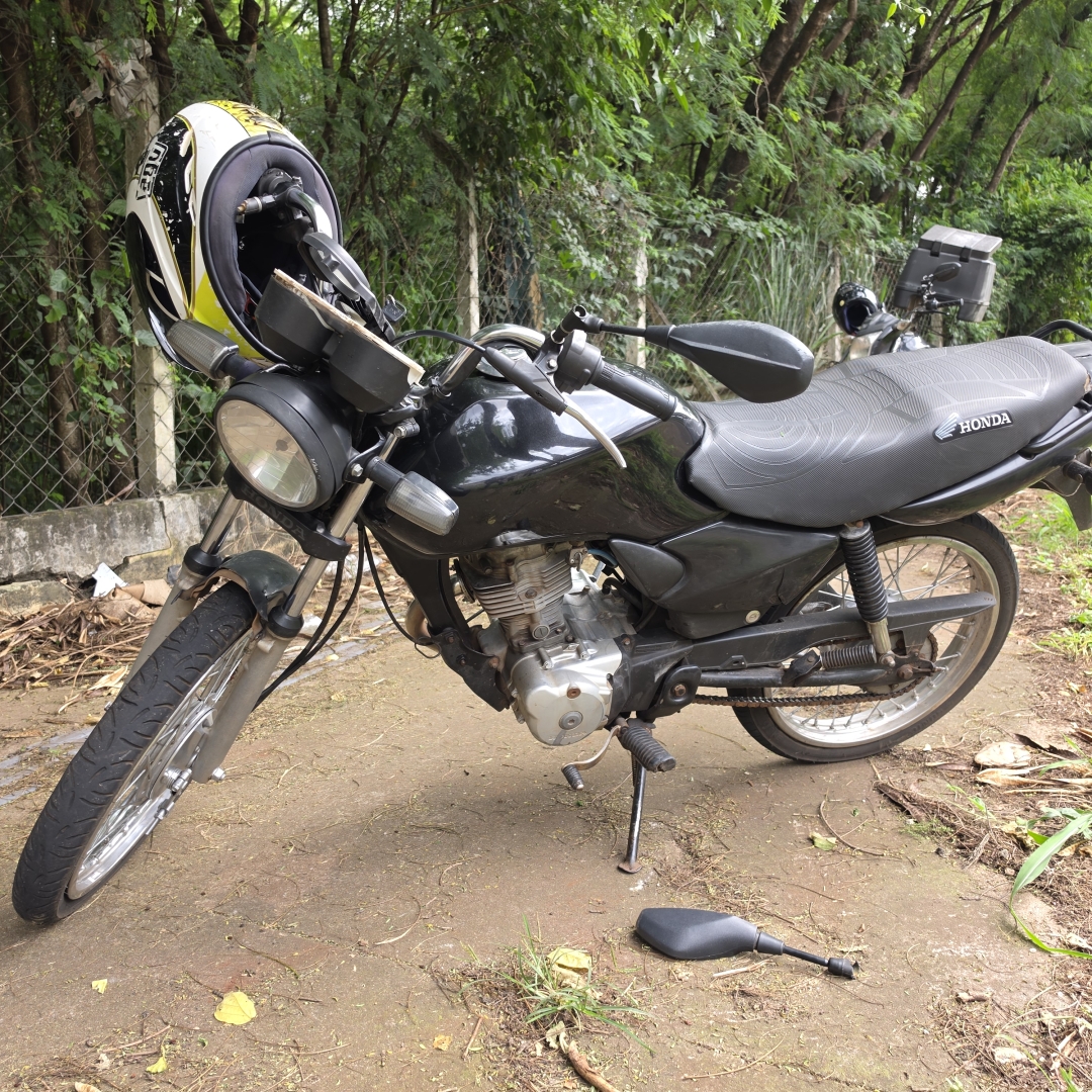 Jovem de 18 anos sofre fratura na face após acidente de moto na marginal do Contorno Norte de Maringá