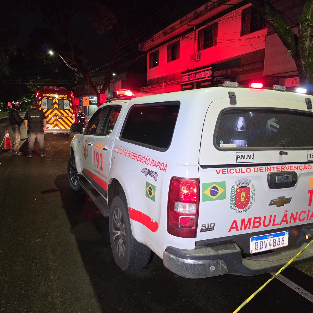 Ataque a tiros deixa um homem morto e uma mulher ferida na Avenida Pedro Taques