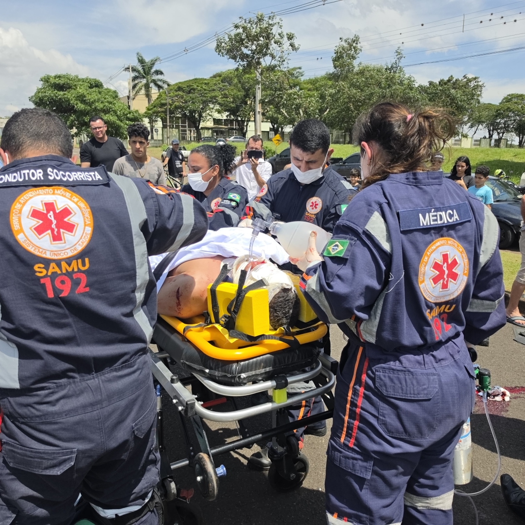 Motociclista sofre acidente gravíssimo em Iguatemi e tem tabletes de maconha encontrados durante socorro