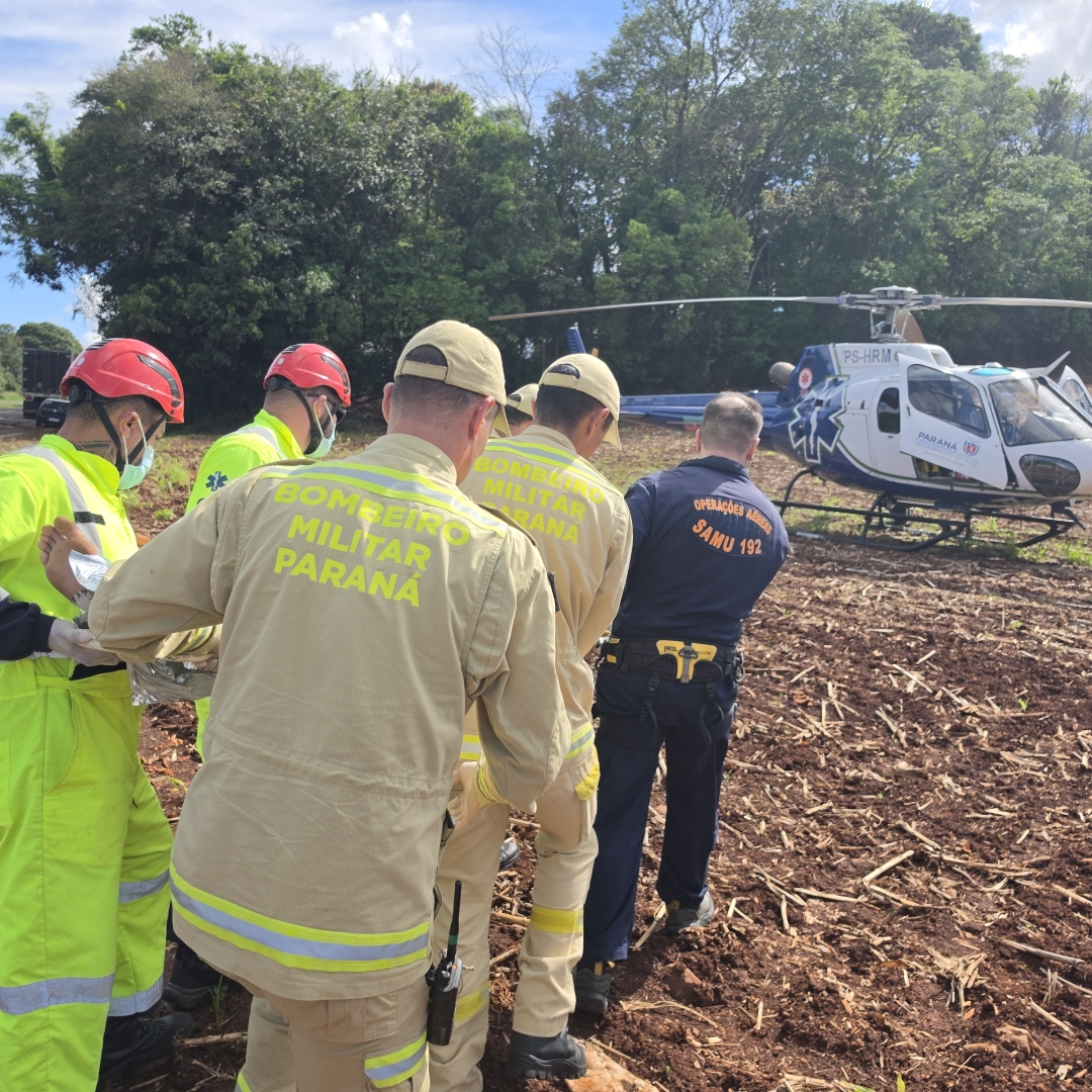 Advogado morre após ser ejetado de carro durante capotamento na PR-317