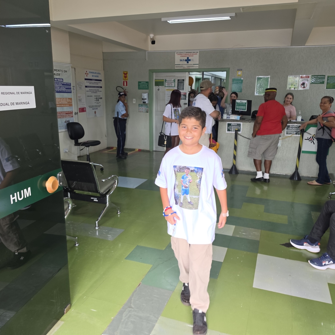 Dez anos depois de nascer no HU, Miguel Arthur deixa o mesmo hospital após vencer uma batalha pela vida