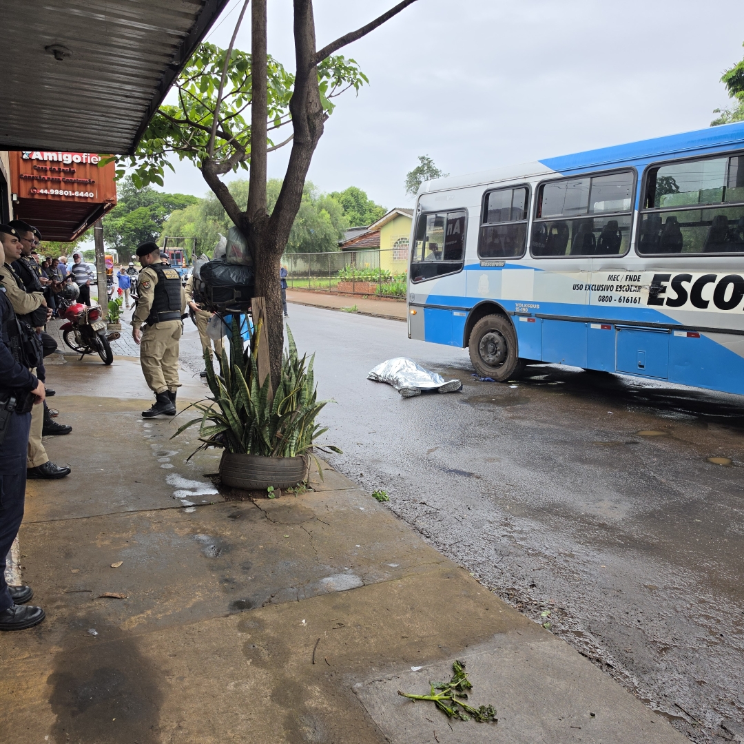 Ônibus escolar envolvido em acidente que matou motociclista em Sarandi está com tacógrafo vencido