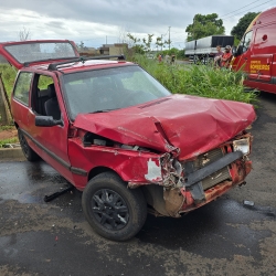 Mulher é resgatada após sofrer acidente grave em Mandaguaçu