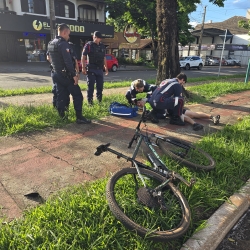 Ciclista de 43 anos sofre acidente grave na ciclovia da Mandacaru