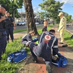 Ciclista de 43 anos sofre acidente grave na ciclovia da Mandacaru