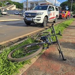 Ciclista de 43 anos sofre acidente grave na ciclovia da Mandacaru