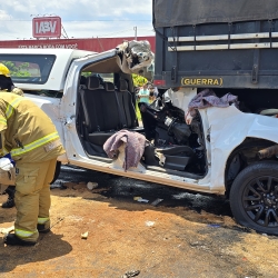 Morre no hospital pai do motorista da camionete que bateu na traseira de carreta